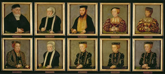 Retratos de membros da dinastia jaguelônica, c.1565